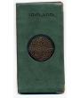 Celtic Pocket Address Book - Gold Knot Design - Green 