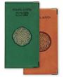 Celtic Pocket Address Book - Tan & Green