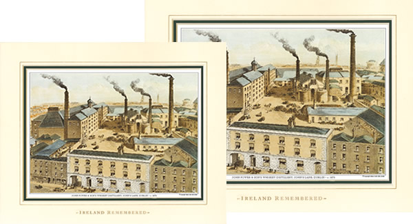 John Power & Son's Whiskey Distillery, St. Johns Lane, Dublin - c 1878